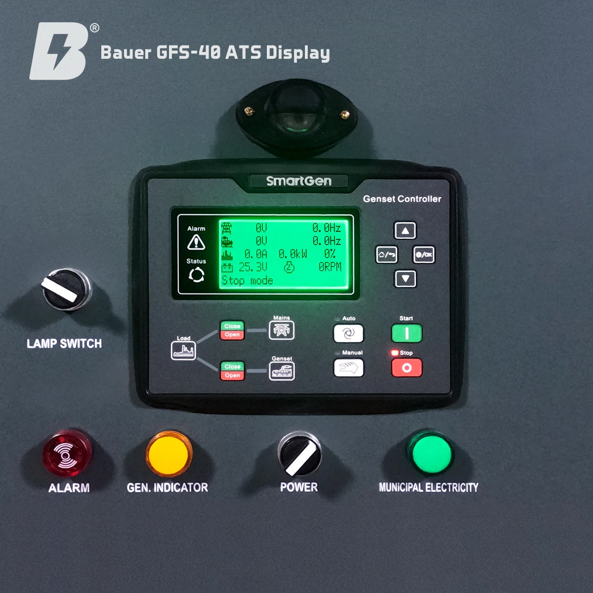Bauer GFS-40 ATS, 40 kW/50 kVA Notstromgenerator / Notstromaggregat