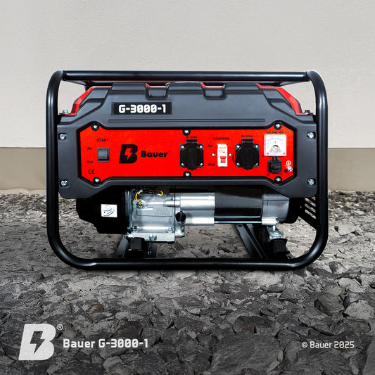 Generator Bauer G-3000-1 | mobiler Stromerzeuger | 3kW | Notstrom inkl. Versand